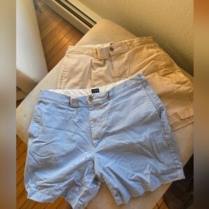 J CREW Mens 7" Inseam Kahki Shorts Bundle/set